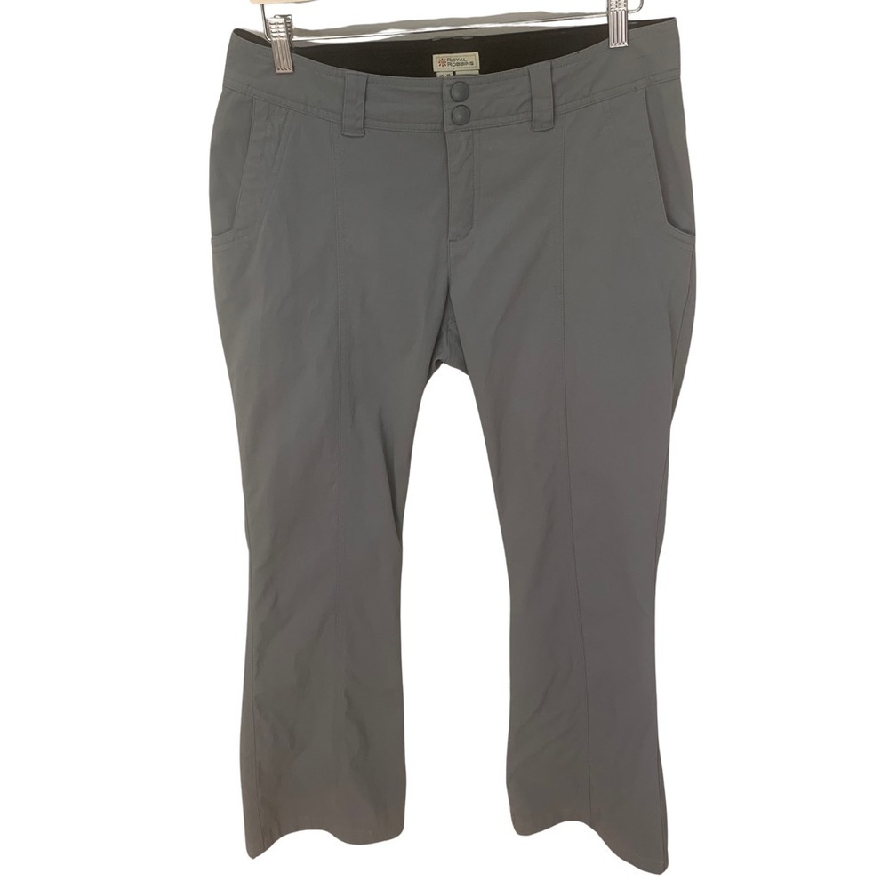 ROYAL ROBBINS Stretch Hiking Pants Water Resistant Gray - Picture 14 of 16